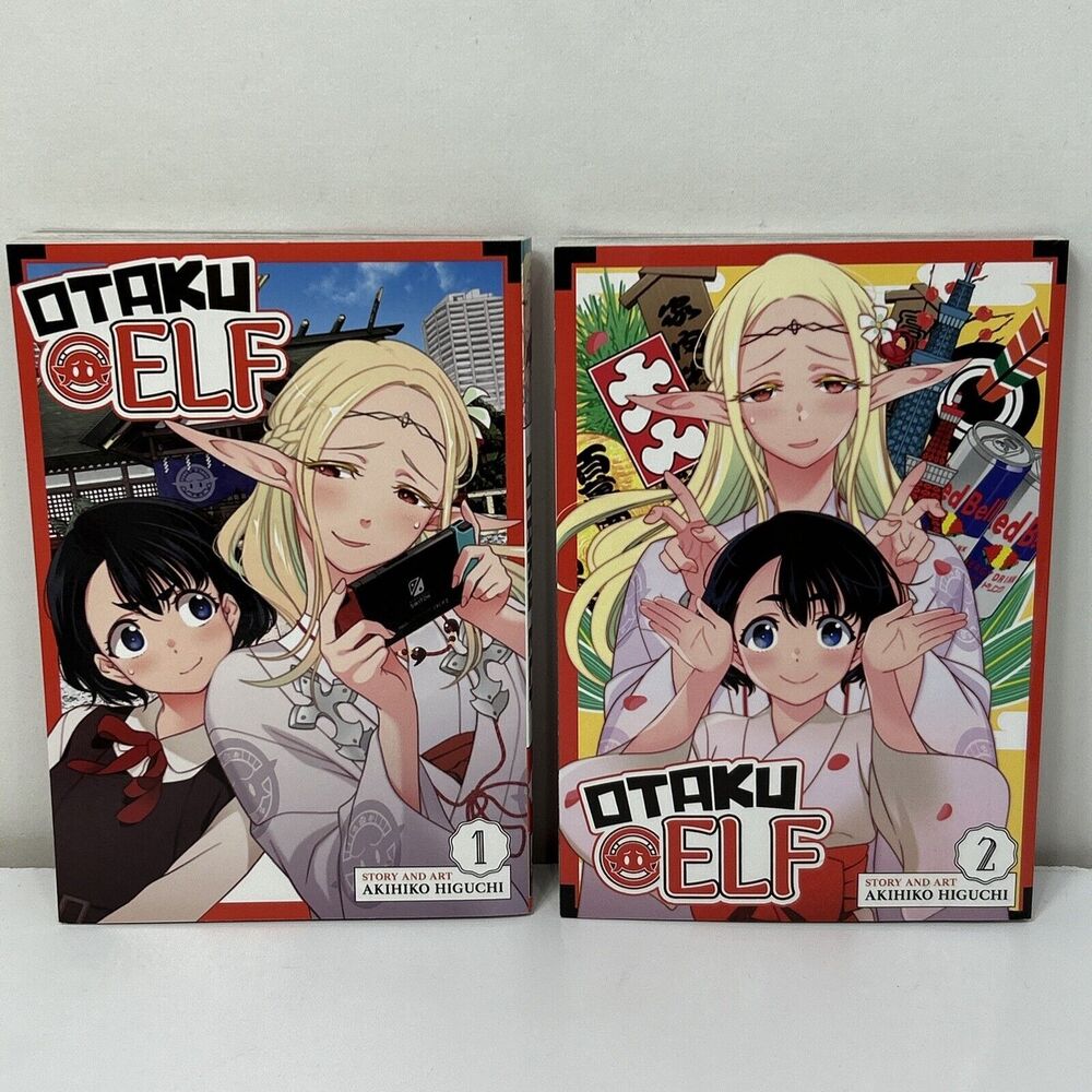 Otaku Elf Volume 1 & 2 English Manga Graphic Novel Paperback By Higuchi Akihiko